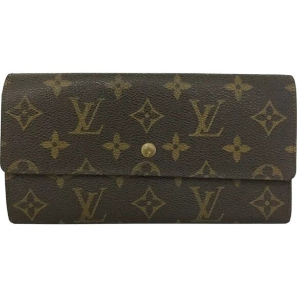 181212BH (L2) Louis Vuitton Wallet Long Brown Monogram - Picture 1 of 9